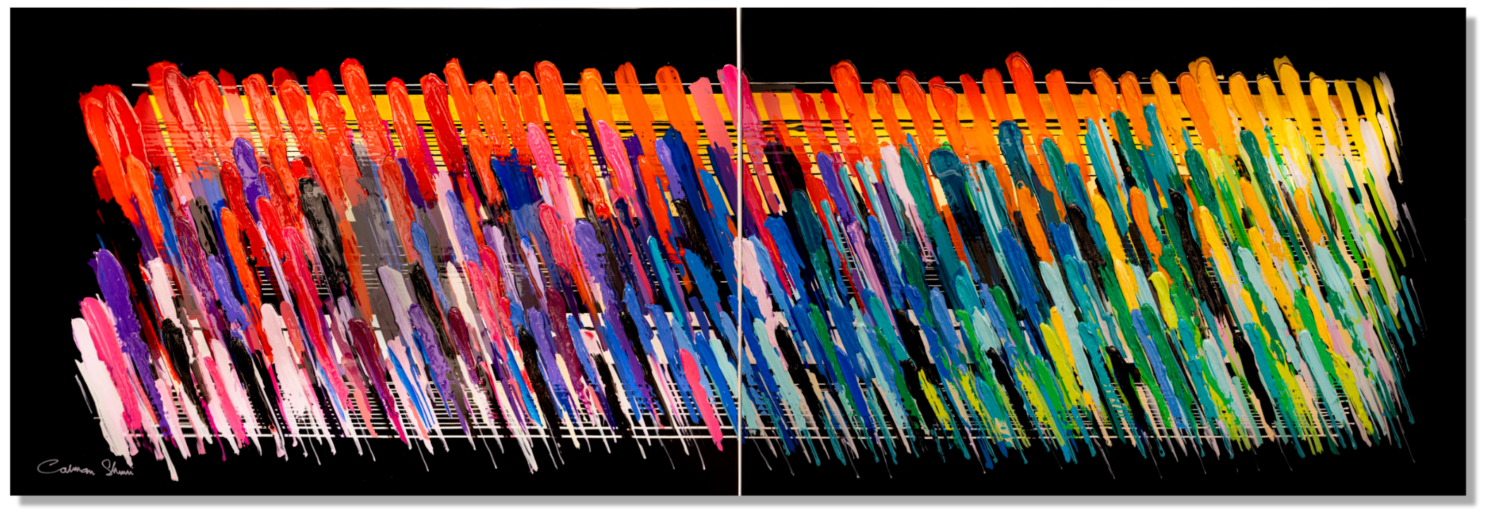 Black Notes Diptych