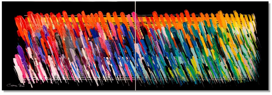 Black Notes Diptych
