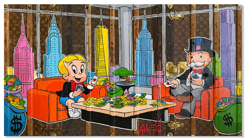Richie and Monopoly NYC Penthouse Cards Trunk