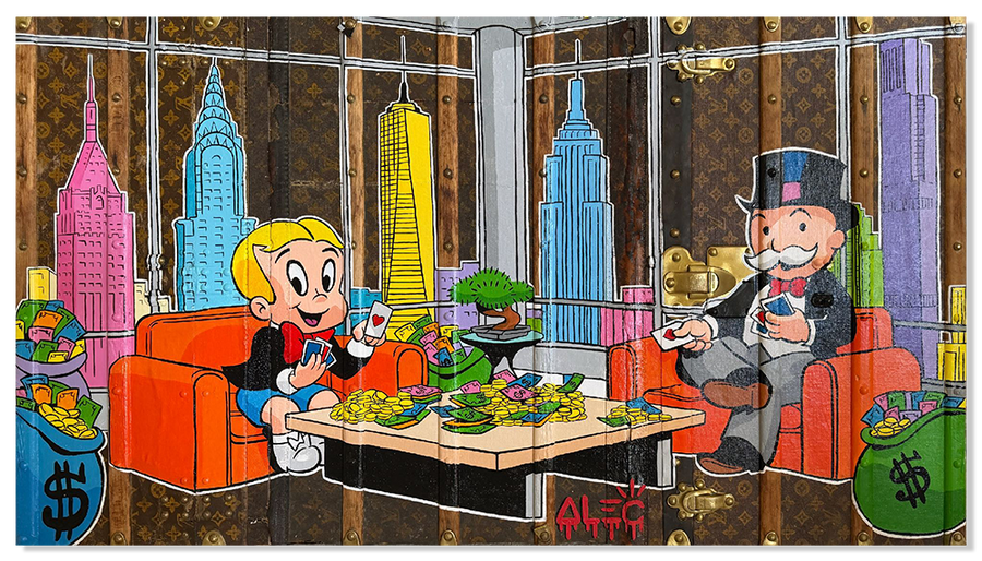 Richie and Monopoly NYC Penthouse Cards Trunk