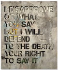 I Disapprove of What You Say But I Will... Chaux Inverse