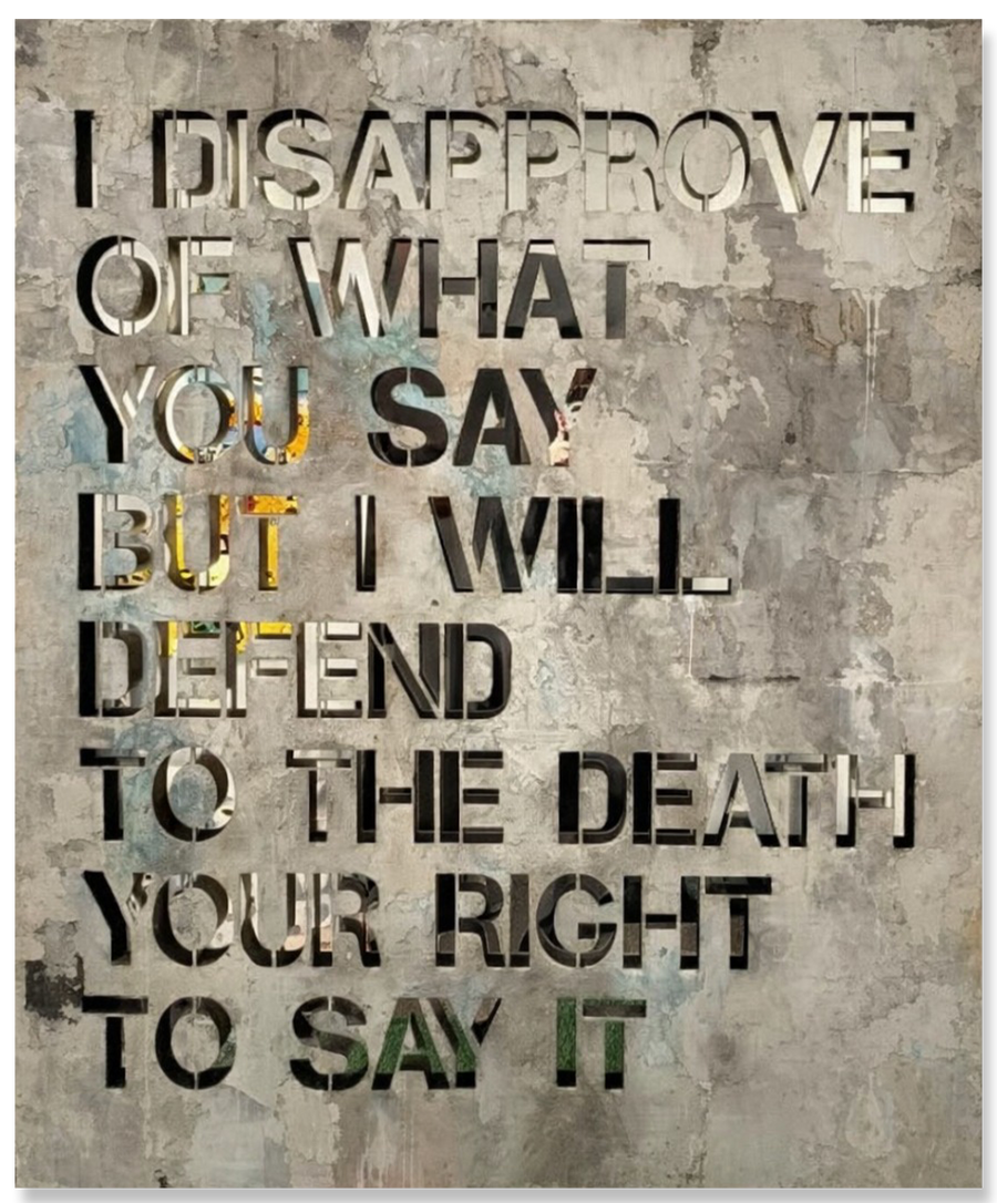 I Disapprove of What You Say But I Will... Chaux Inverse