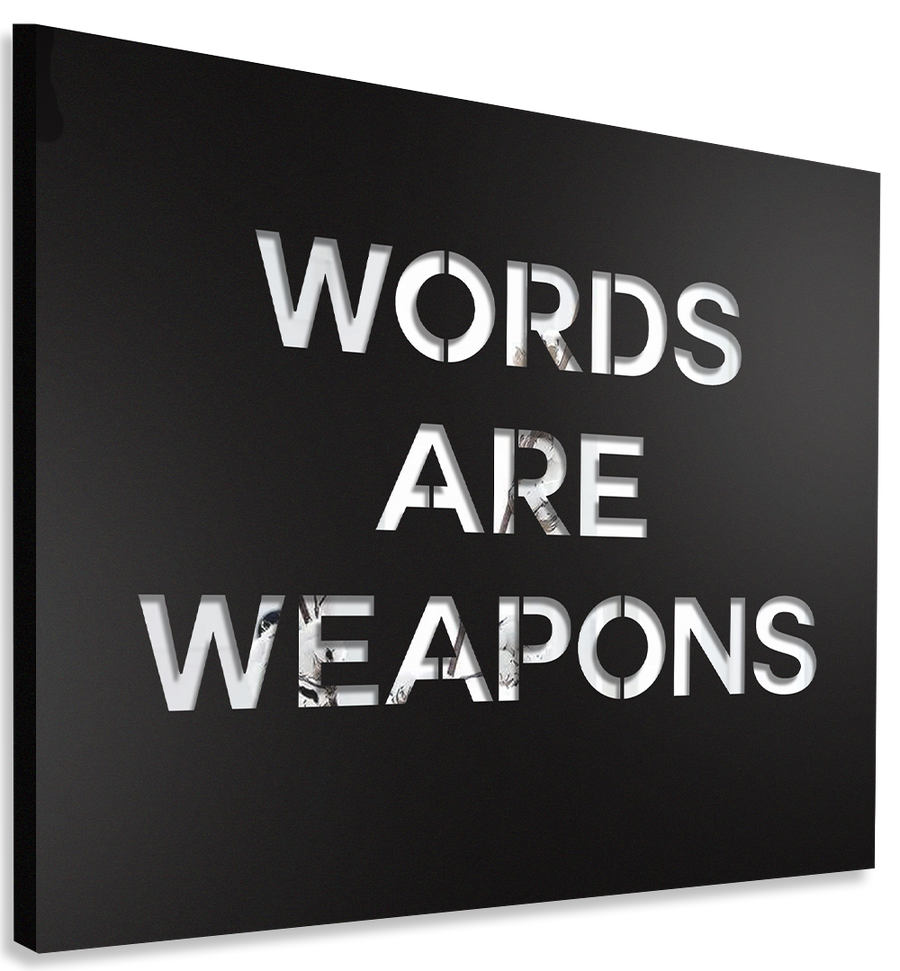 Words Are Weapons - Black