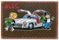 Monopoly & Richie Holding Money Bags with Grey Car - Trunk