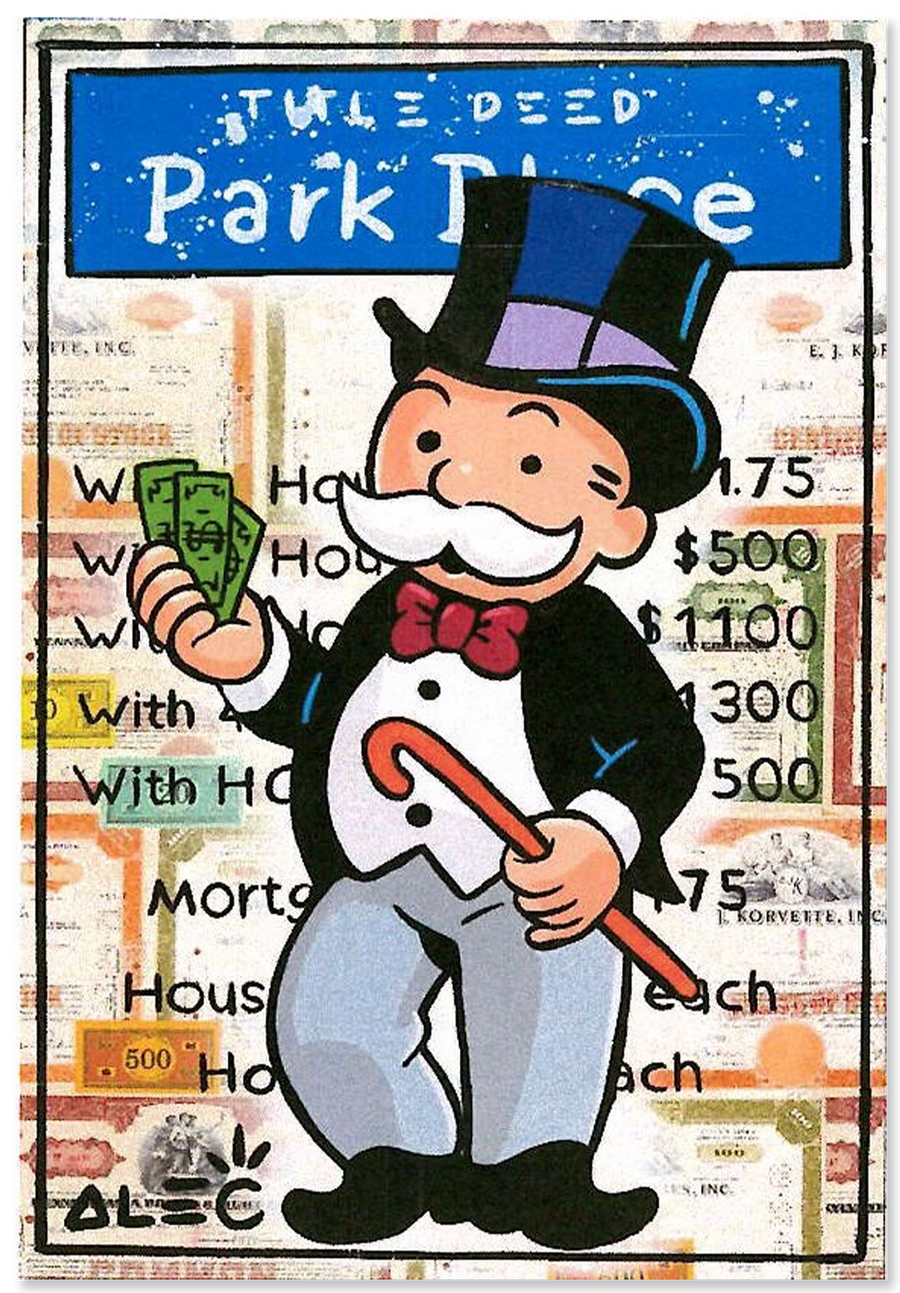 Monopoly with Orange Cane, Park Place Title Deed