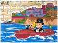 Richie & Monopoly Cruising in Boat, Monaco