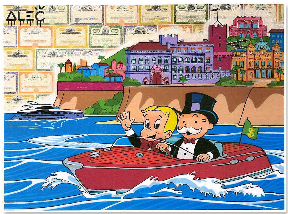 Richie & Monopoly Cruising in Boat, Monaco
