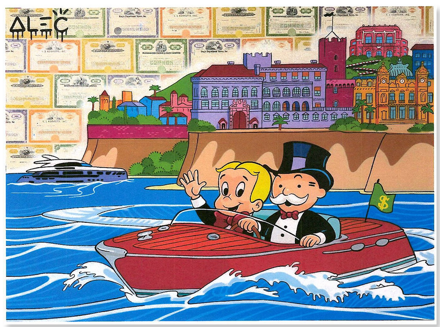Richie & Monopoly Cruising in Boat, Monaco