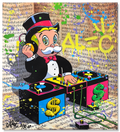 Monopoly Dj Music Note Burned - Yellow Signature
