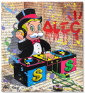 Monopoly Dj Music Note Burned - Red Signature