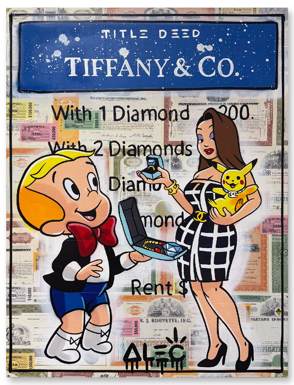 Title Deed Blue Richie and Girl Diamonds