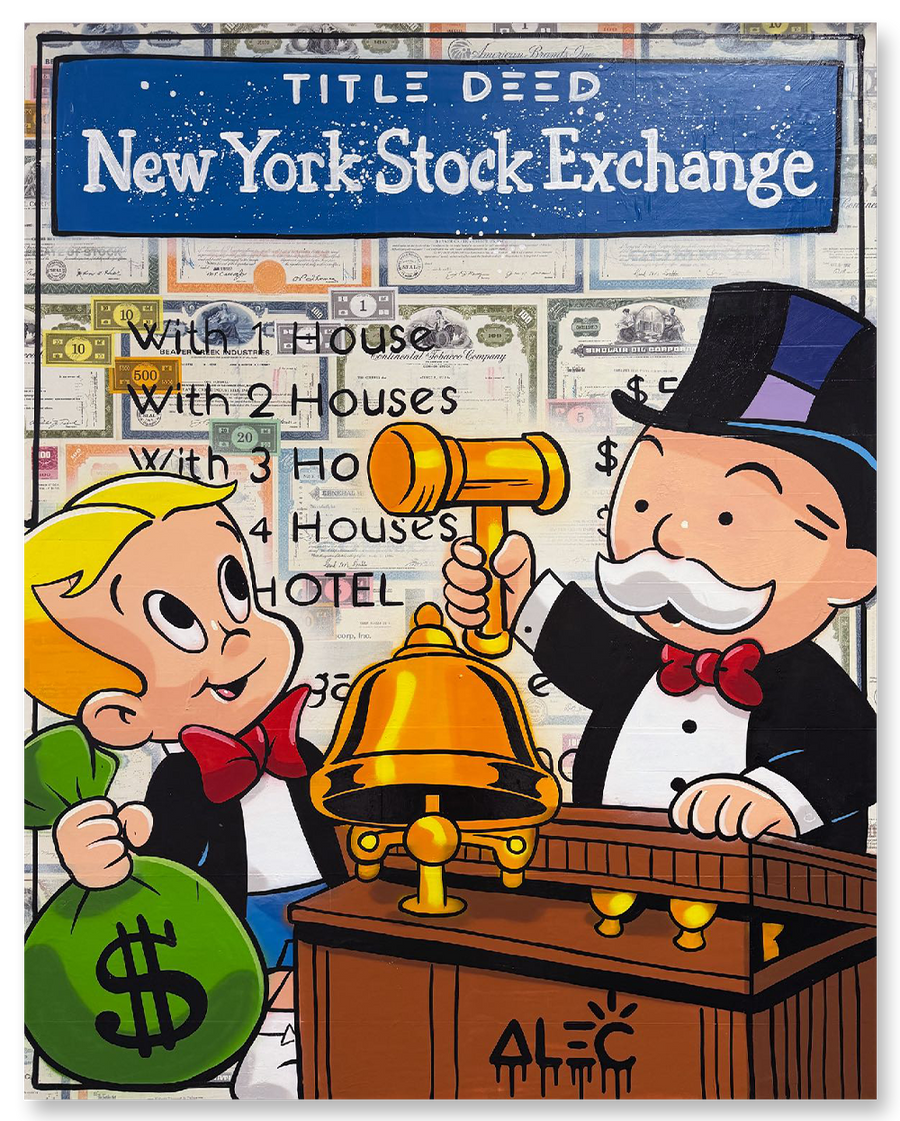 Title Deed NY Stock Exchange Monopoly Richie
