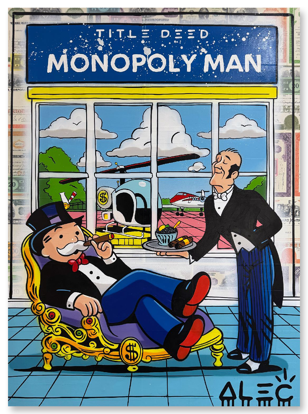 Title Deed Monopoly Man