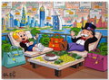 Richie and Monopoly Caviar and Cash with Handbags Dubai View