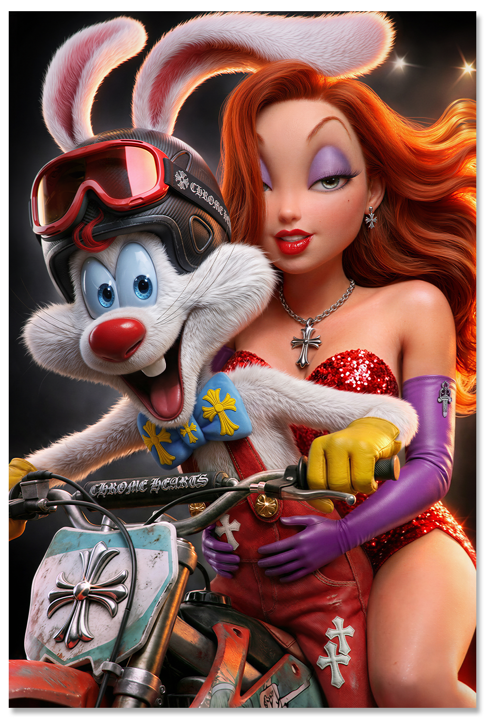 Jessica & Roger Motocycle