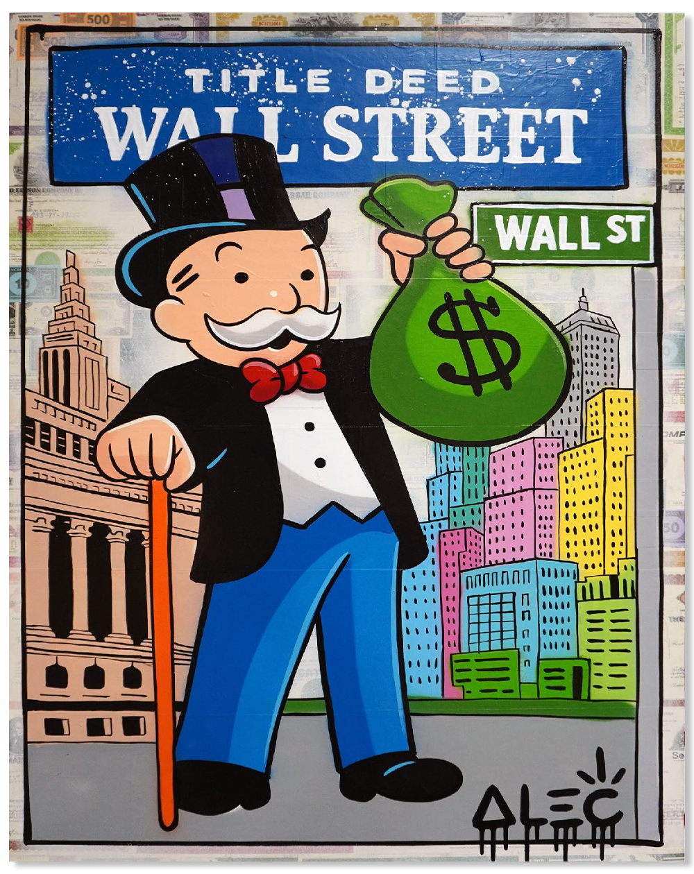 Title Deed Wall Street Monopoly