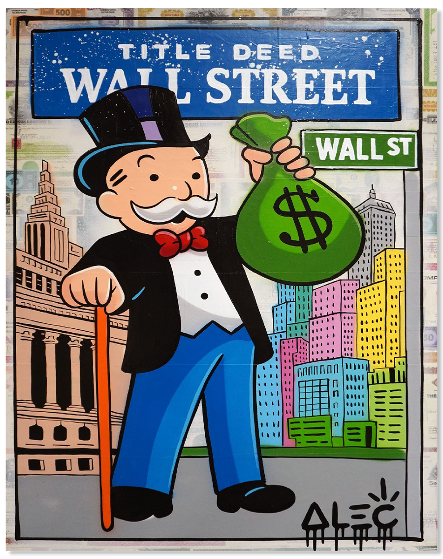 Title Deed Wall Street Monopoly