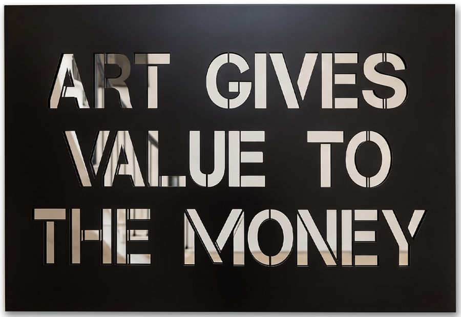 Art Gives Value Black