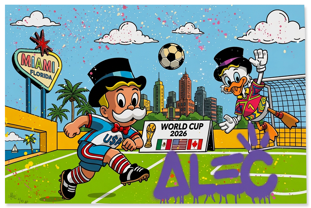 World Cup Print - Purple Signature