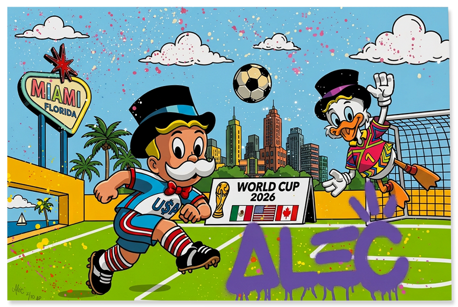World Cup Print - Purple Signature