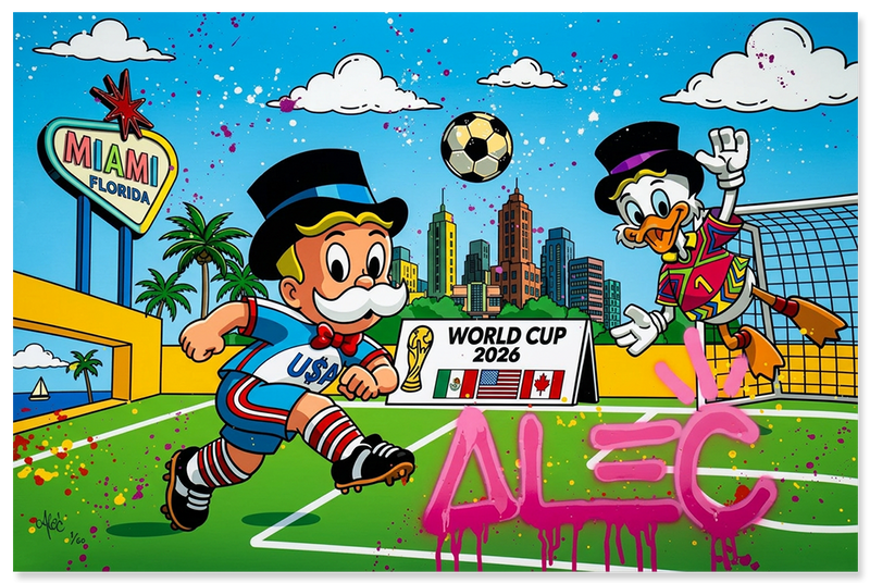 World Cup Print - Pink Signature