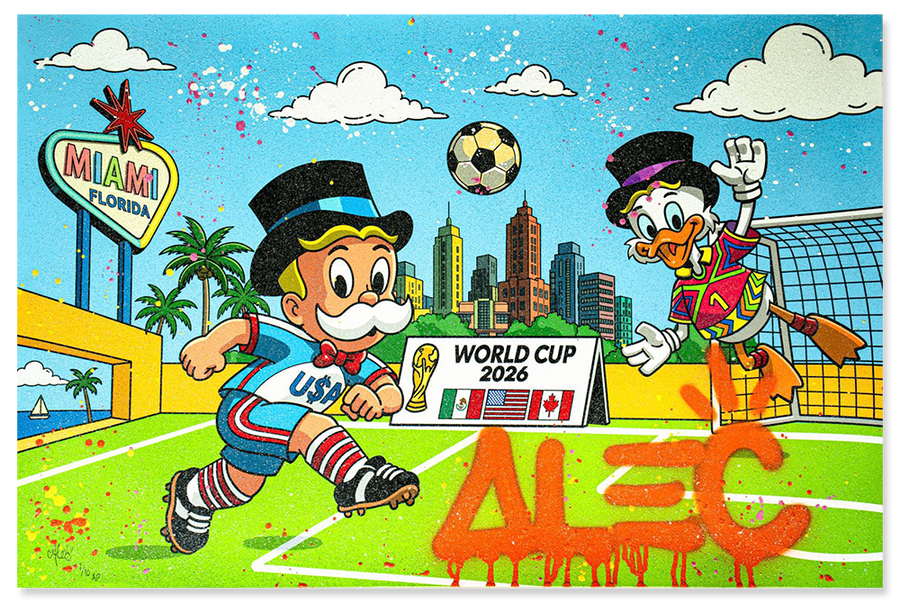 World Cup Print - Orange Signature