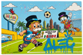 World Cup Print - Blue Signature