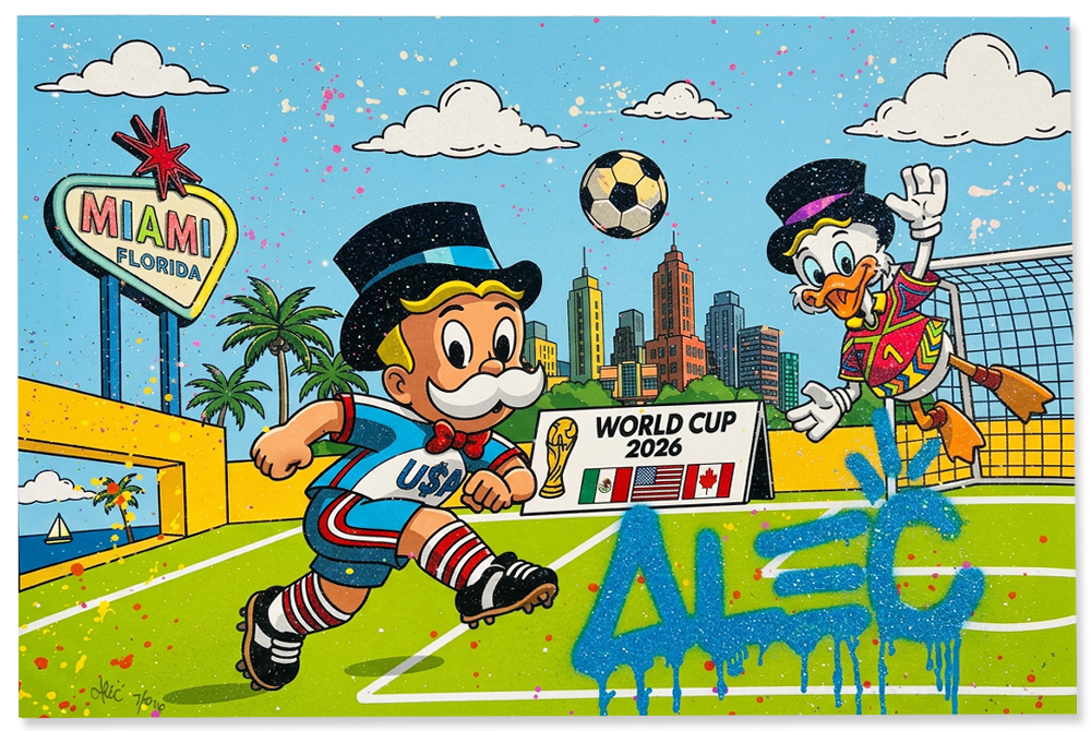 World Cup Print - Blue Signature