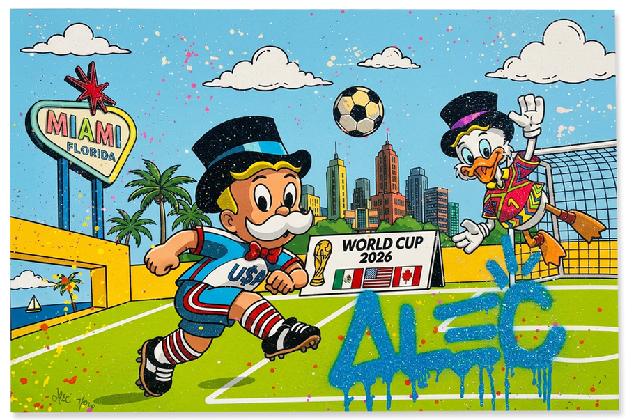 World Cup Print - Blue Signature