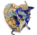 Gold Heart & Vintage Limoges Box - Rafael's 2 Cherub Angels
