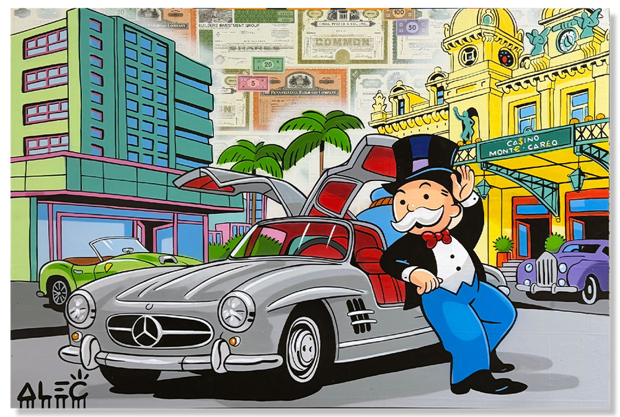 Monopoly Grey Car at Monte Carlo
