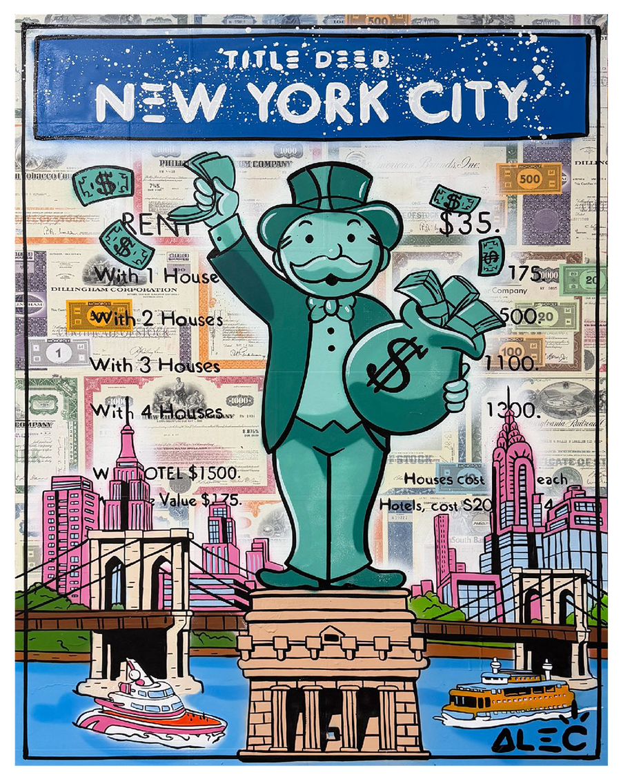 Title Deed NYC Monopoly Liberty
