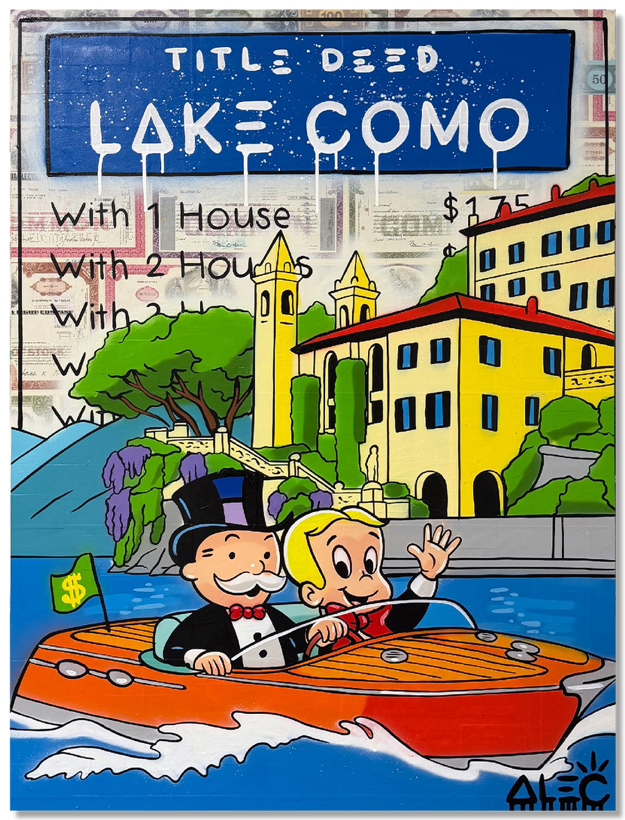 Title Deed Lake Como Richie Monopoly