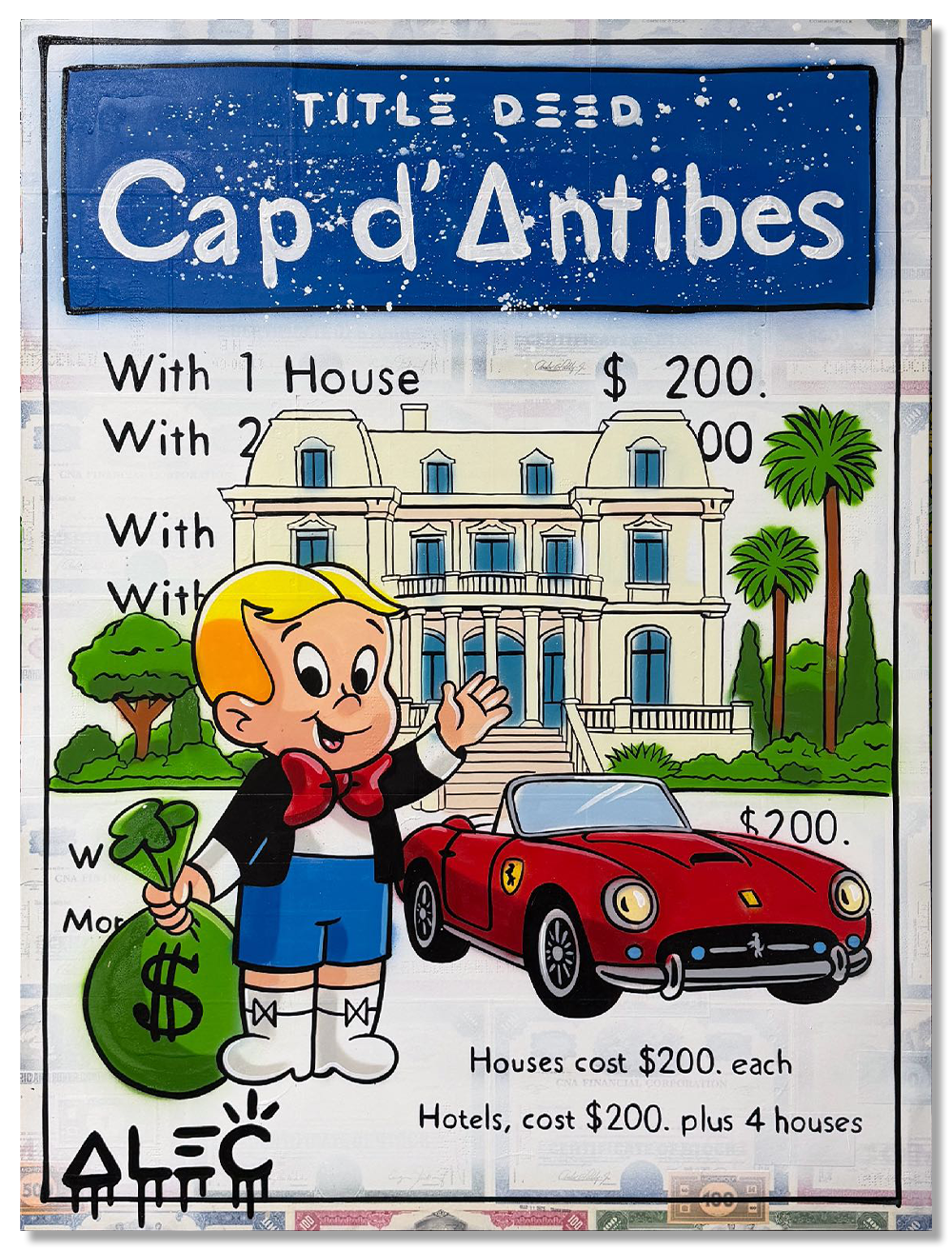 Title Deed Cap d'Antibes Richie