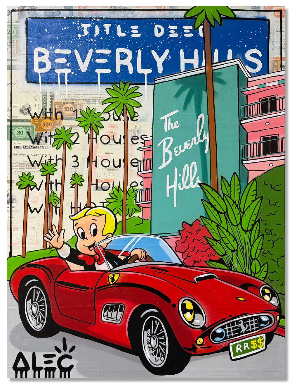 Title Deed Bev Hills Richie Red Car