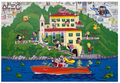 Monopz team lake Como 48x 72"