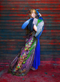 Girl With a Peacock