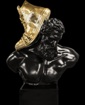 Absent Minded Black Hercule Gold Converse (L)