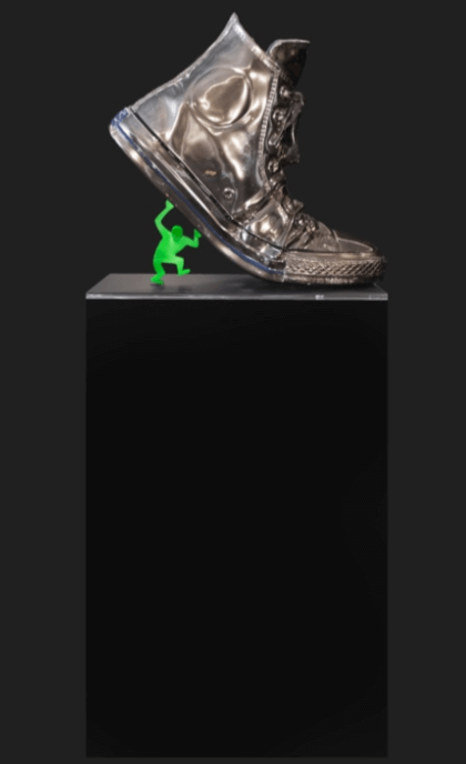 Omino Chrome Converse - Green Haring