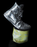 Compressed Manzoni - Chrome & Yellow