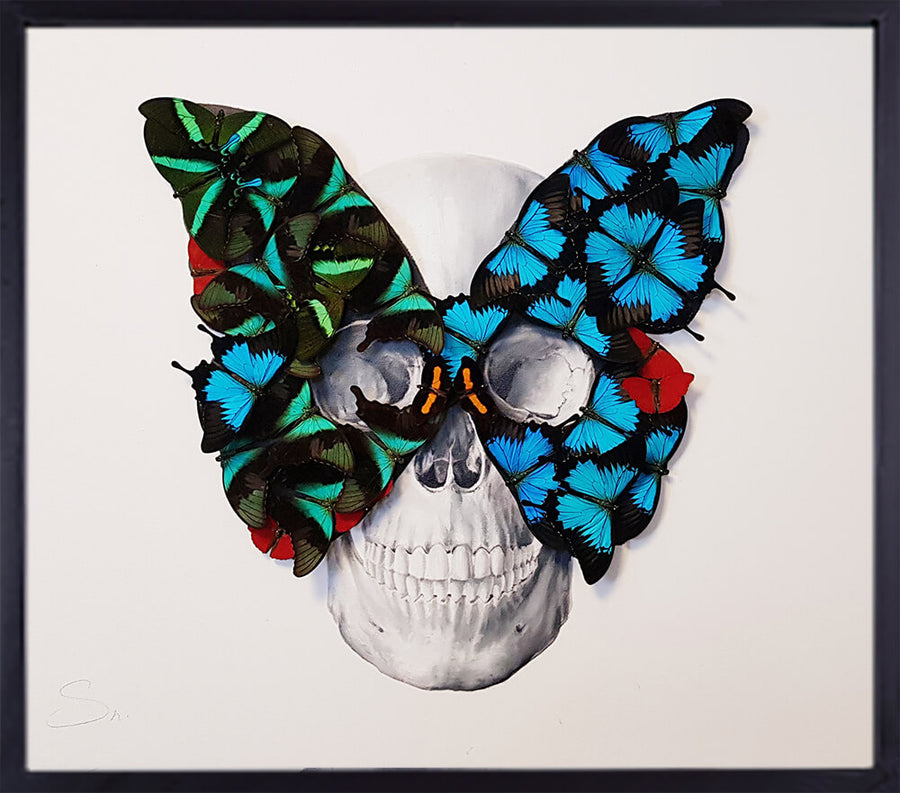 Butterfly Mask Skull