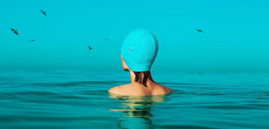 Blue Head in the Sea
