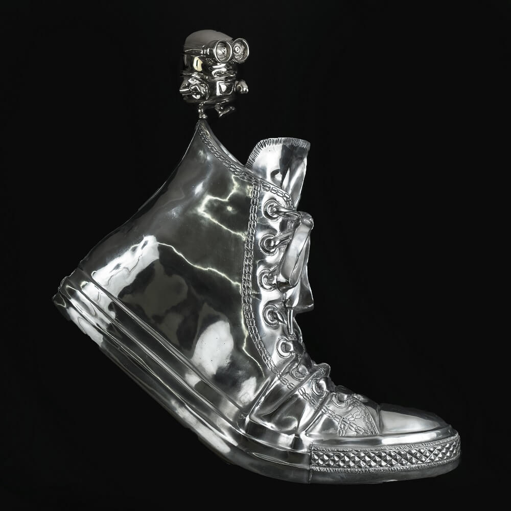Converse with Omino Vertigox (Aluminum)
