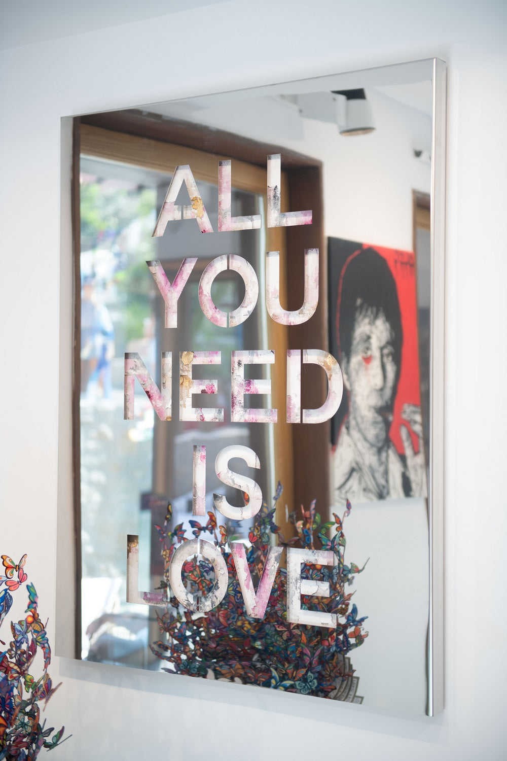 All You Need Is Love - Inox Mirror