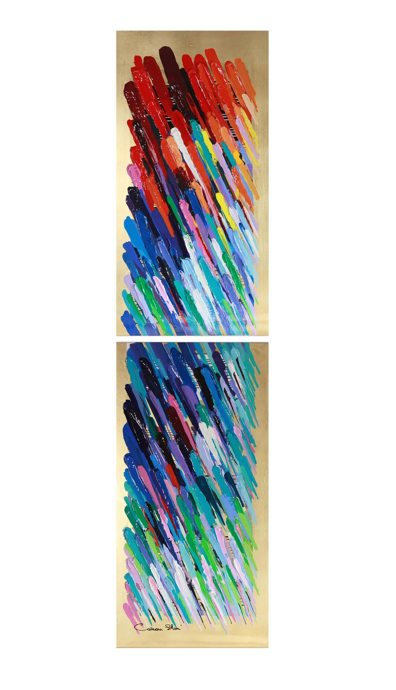 Golden Jazz - Diptych