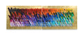 Golden Notes (Diptych)