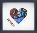 Butterfly Fragile Heart White