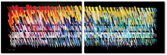 Notes Black - Diptych