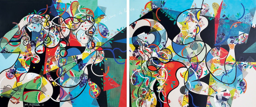 La Danse De La Vie Diptych x2