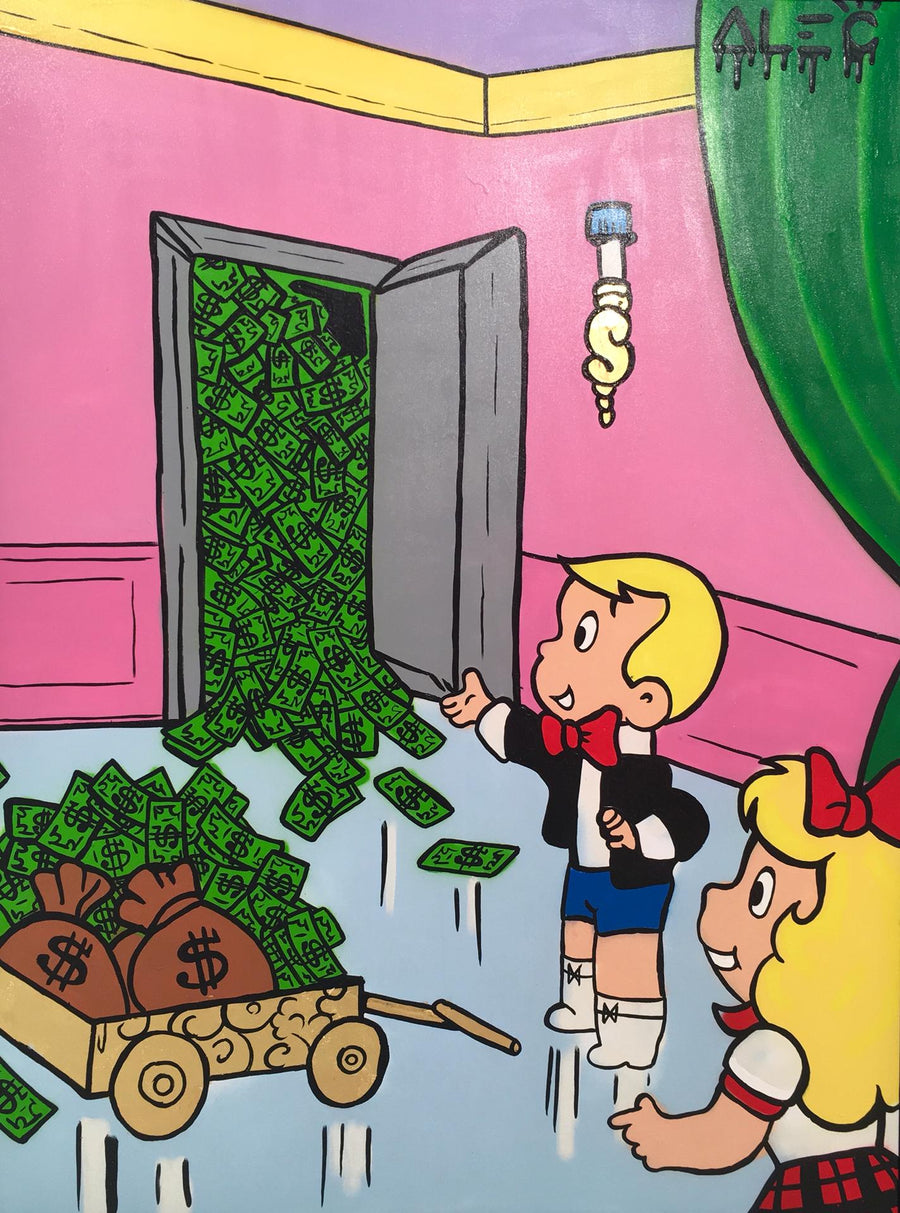 Richie Showing Money Vault